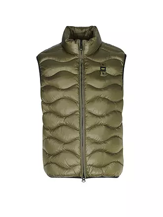 BLAUER | Steppgilet | olive