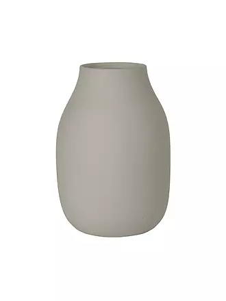 BLOMUS | Keramik Vase COLORA Large 20cm Mourning Dove | dunkelgrün