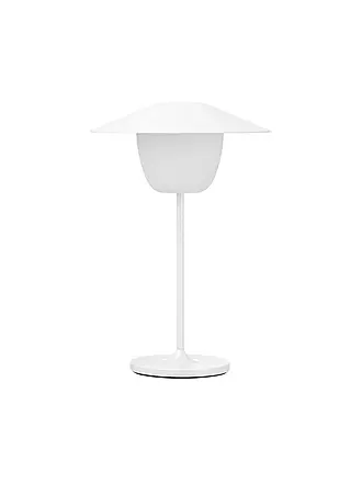 BLOMUS | Mobile LED Lampe ANI MINI 21,5cm White | hellgrau