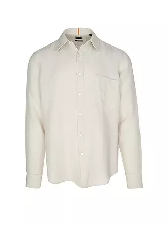 BOSS | Leinenhemd Regular Fit RELEGANT | beige