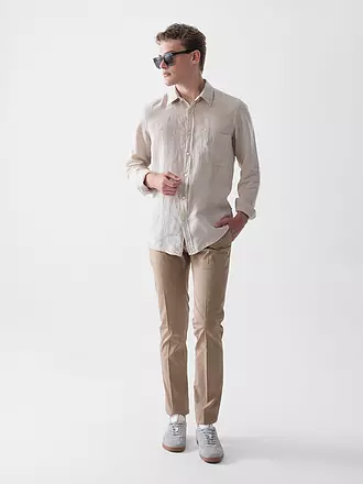 BOSS | Leinenhemd Regular Fit RELEGANT | beige