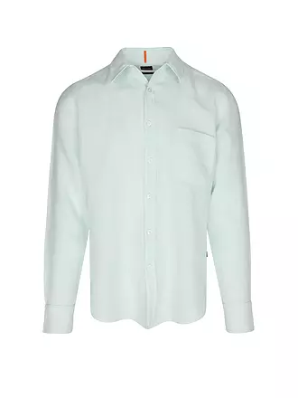 BOSS | Leinenhemd Regular Fit RELEGANT | schwarz