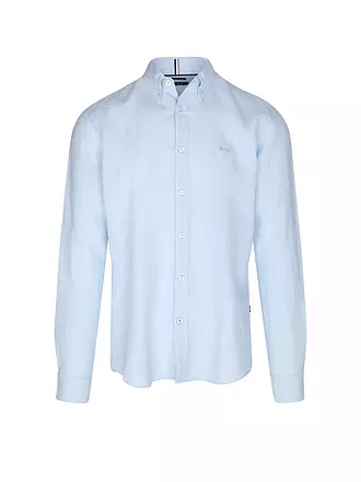 BOSS | Leinenhemd Slim Fit H-ROAN | orange