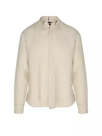BOSS | Leinenhemd Slim Fit H-ROAN | beige