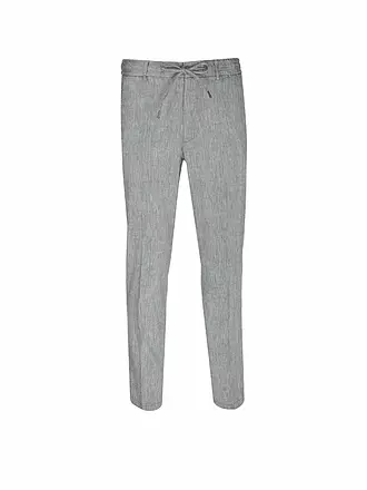 BOSS | Leinenhose C-KANE-RDS | dunkelblau