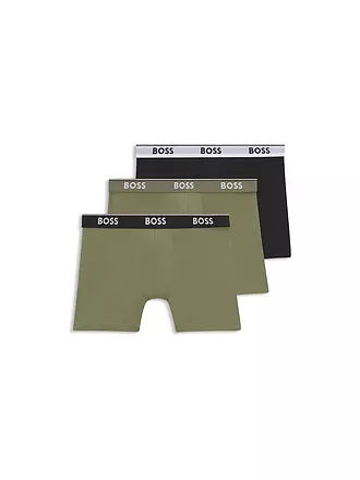 BOSS | Pants 3er Pkg. open miscellane | olive