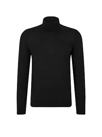 BOSS | Rollkragenpullover Slim Fit MUSSO | schwarz