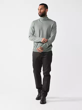 BOSS | Rollkragenpullover Slim Fit MUSSO | grün