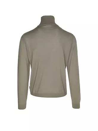 BOSS | Rollkragenpullover Slim Fit MUSSO | olive