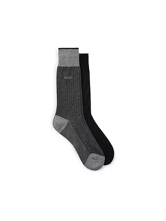 BOSS | Socken 2-er Pkg black | grau