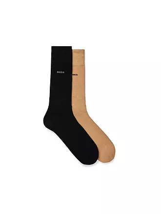 BOSS | Socken 2-er Pkg. dark blue | beige