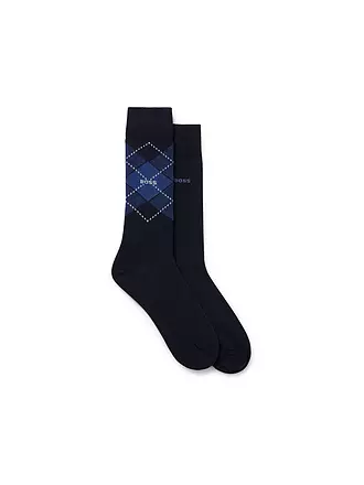 BOSS | Socken 2er Pkg dark blue | grau