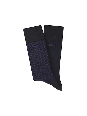 BOSS | Socken 2er Pkg dark blue | schwarz