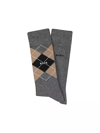 BOSS | Socken 2er Pkg medium grey | dunkelblau