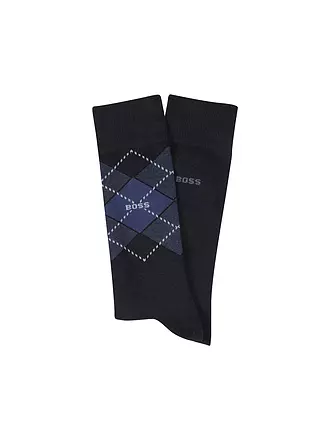 BOSS | Socken 2er Pkg medium grey | dunkelblau