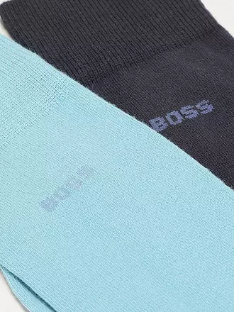 BOSS | Socken 2er Pkg. turquoise / aqua | blau