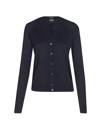 BOSS | Strickjacke FONAMI | dunkelblau