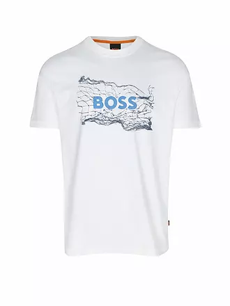 BOSS | T-Shirt TE_LOGOSPACE | weiss