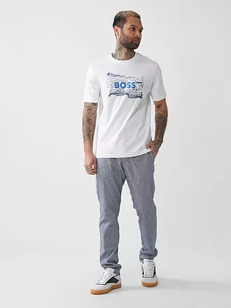 BOSS | T-Shirt TE_LOGOSPACE | weiss