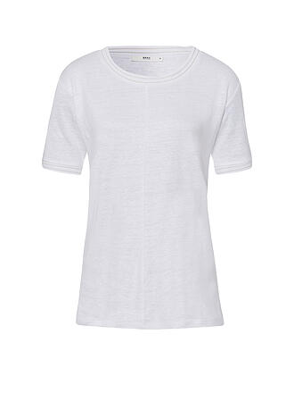 BRAX | Leinen T-Shirt CATHY | weiß