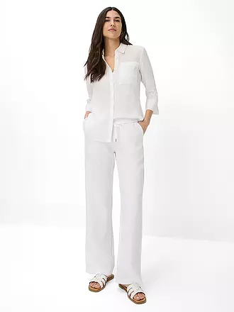 BRAX | Leinenbluse VICKI | weiss