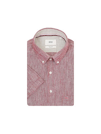BRAX | Leinenhemd Modern Fit DAN U | beere