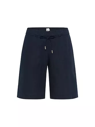 BRAX | Leinenshorts MEL B | schwarz