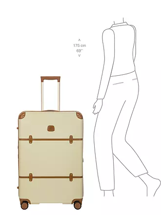 BRICS | Trolley hart BELLAGIO 76cm Creme | beige