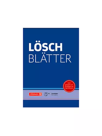 BRUNNEN VERLAG | Löschblattblock A5 10 Blatt | keine Farbe