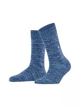 BURLINGTON | Damen Socken KNITTINGHAM 36-41 black | blau