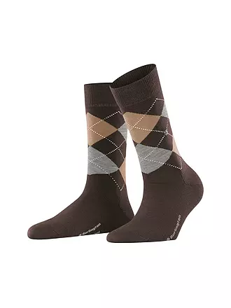 BURLINGTON | Damen Socken MARYLEBONE 36-41 dark grey | braun