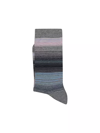 BURLINGTON | Damen Socken STRIPE 36-41  light grey | schwarz