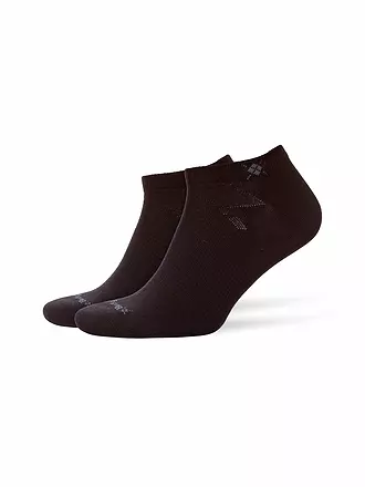 BURLINGTON | Herren Sneaker Socken EVERYDAY 2-er Pkg. 40-46 black | grau