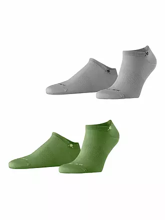 BURLINGTON | Herren Sneaker Socken EVERYDAY 2-er Pkg. 40-46 palm tree | beige