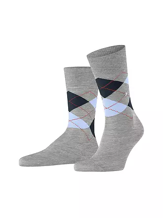 BURLINGTON | Herren Socken 40-46 MANCHESTER light grey melange | hellgrau