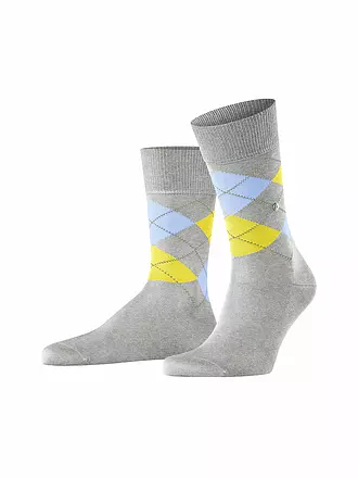 BURLINGTON | Herren Socken 40-46 MANCHESTER light grey melange | hellgrau