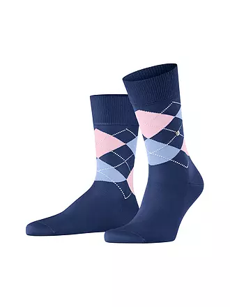 BURLINGTON | Herren Socken 40-46 MANCHESTER light grey | blau
