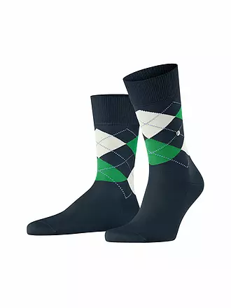 BURLINGTON | Herren Socken 40-46 MANCHESTER light grey | blau
