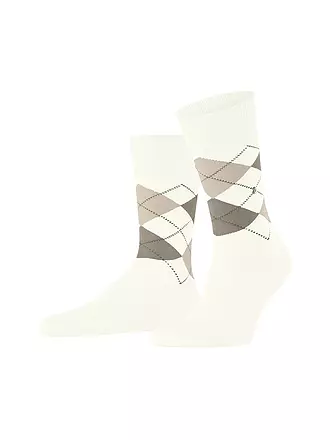 BURLINGTON | Herren Socken 40-46 MANCHESTER light grey | creme