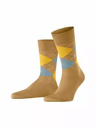 BURLINGTON | Herren Socken 40-46 MANCHESTER light grey | camel