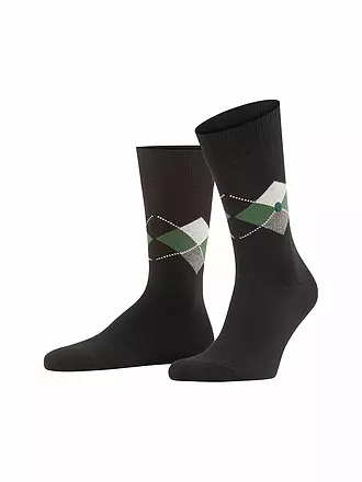 BURLINGTON | Herren Socken 40-46 MULTI KING black | hellgrau