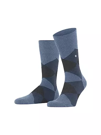 BURLINGTON | Herren Socken CLYDE 40-46 black | blau