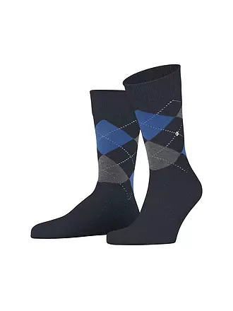 BURLINGTON | Herren Socken DUNDEE 40-46 carbon mel | dunkelblau