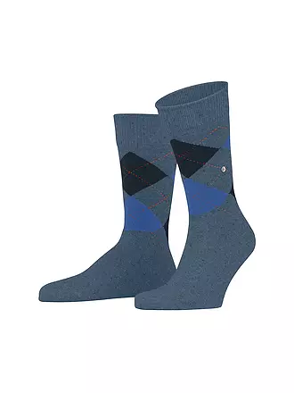 BURLINGTON | Herren Socken DUNDEE 40-46 merlot | blau