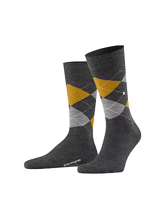 BURLINGTON | Herren Socken EDINBURGH 40-46 claret | grau