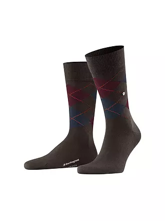 BURLINGTON | Herren Socken EDINBURGH 40-46 cranberry | braun