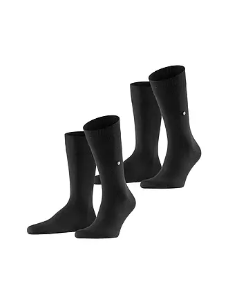 BURLINGTON | Herren Socken EVERYDAY 2-er Pkg. 40-46 black | grau