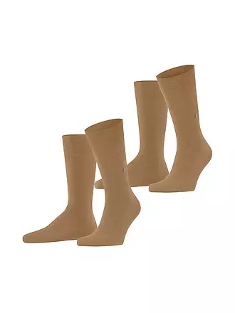 BURLINGTON | Herren Socken EVERYDAY 2-er Pkg. 40-46 dk. marine | camel