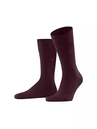 BURLINGTON | Herren Socken LEEDS black | beere