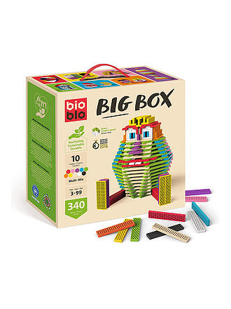 Bioblo | Big Box Multi-Mix mit 340 Bausteinen | keine Farbe
